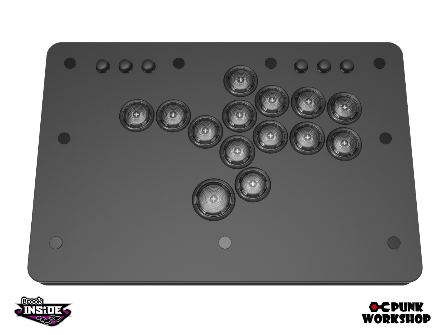 PUNK WORKSHOP MINI BOXレバーレスコントローラー Brook PS5対応】MINI BOX レバーレスコントローラー (ボタン