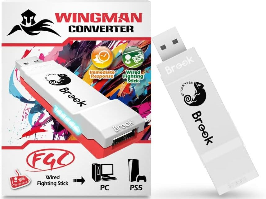 Brook Wingman FGC Fighting Stick Converter ウィングマンFGC ファイティングスティック コンバーター  (PS5/PS4/PC)