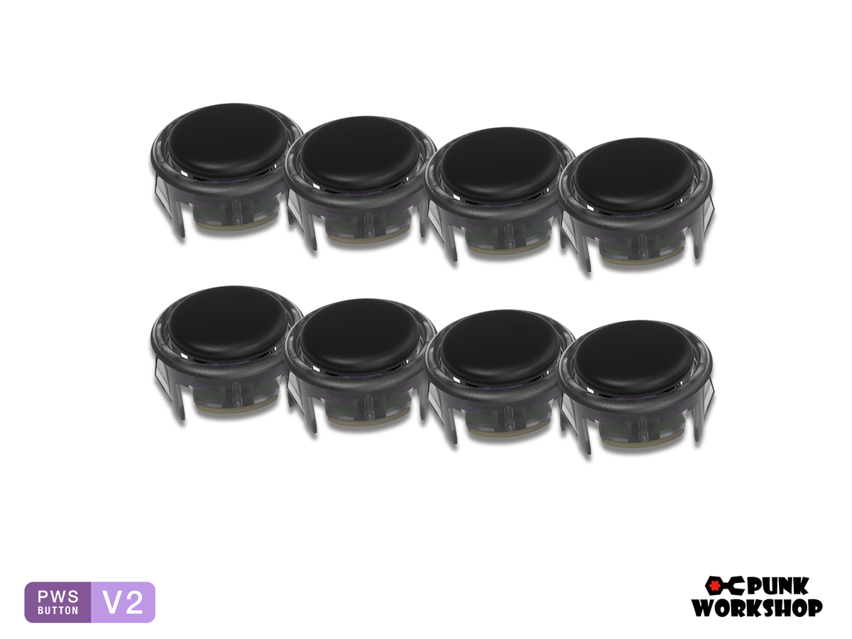 PUNKWORKSHOP 新型V2ボタン 24mm 11個 ブラック PWS V2 ボタンセット PUNKWORKSHOP 新型V2ボタン 24mm 11個 ブラック PWS V2 ボタンセット