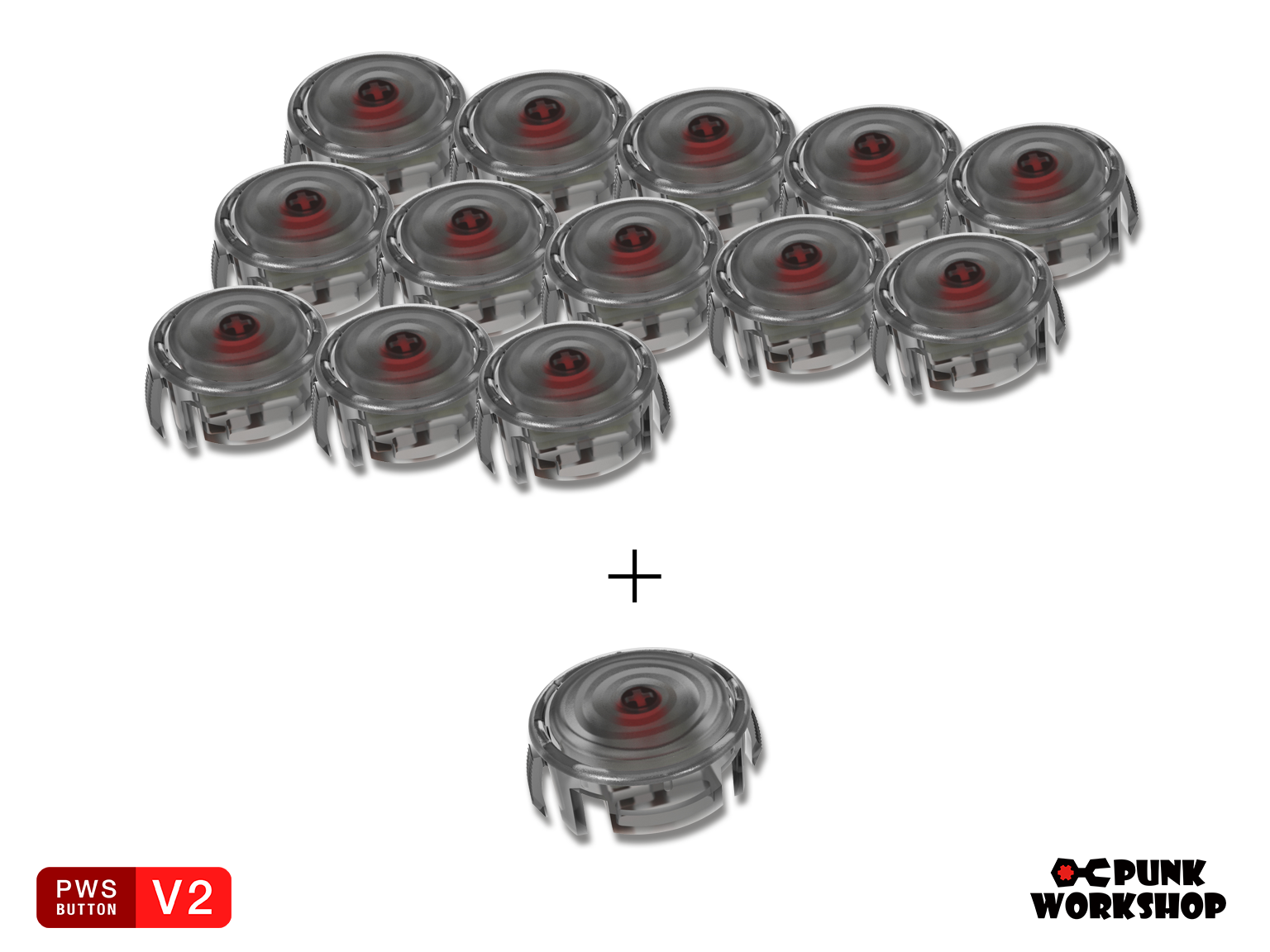 punkworkshop 新v2ボタン24㎜×13個　30㎜×1個セット punkworkshop 新v2ボタン24㎜×13個 30㎜×1個セット punkworkshop