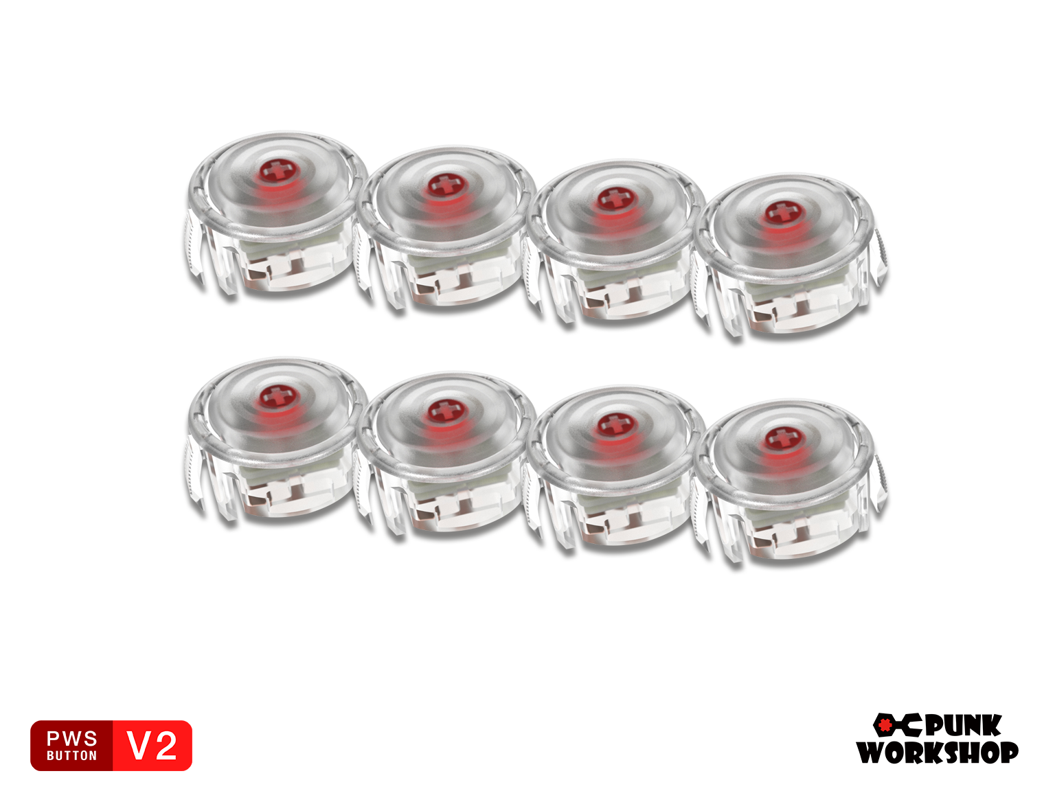 punkworkshop 新v2ボタン24㎜×13個 30㎜×1個セット punkworkshop