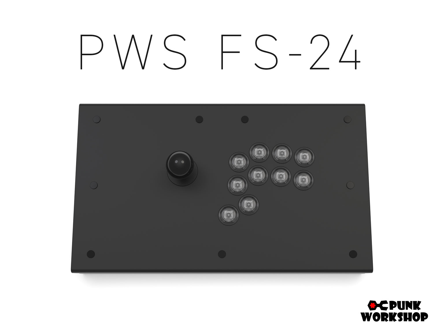 punkworkshop FS-24 PKB レバーレス化可能オリジナル天板付き PWS FS-24 アーケードファイトスティック – PUNK WORKSHOP JAPAN