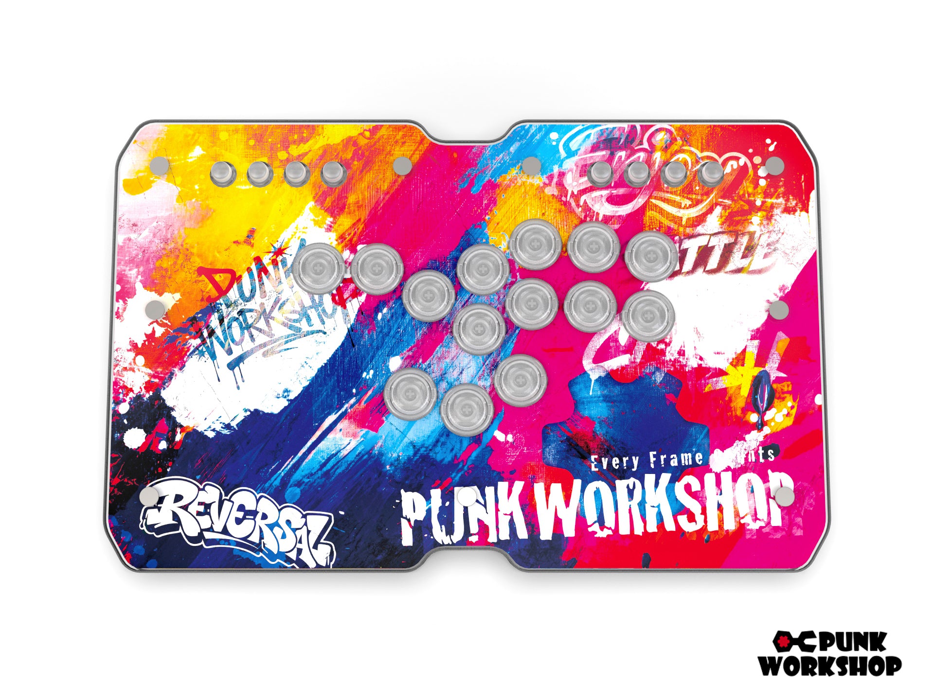 パンクワークショップ レバーレスコントローラーULTRA BLAZEボタン ULTRA BOX レバーレスコントローラー （ボタンレイアウトB/D） – PUNK