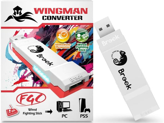 Brook Wingman FGC Fighting Stick Converter ウィングマンFGC ファイティングスティック コンバーター (PS5/PS4/PC)