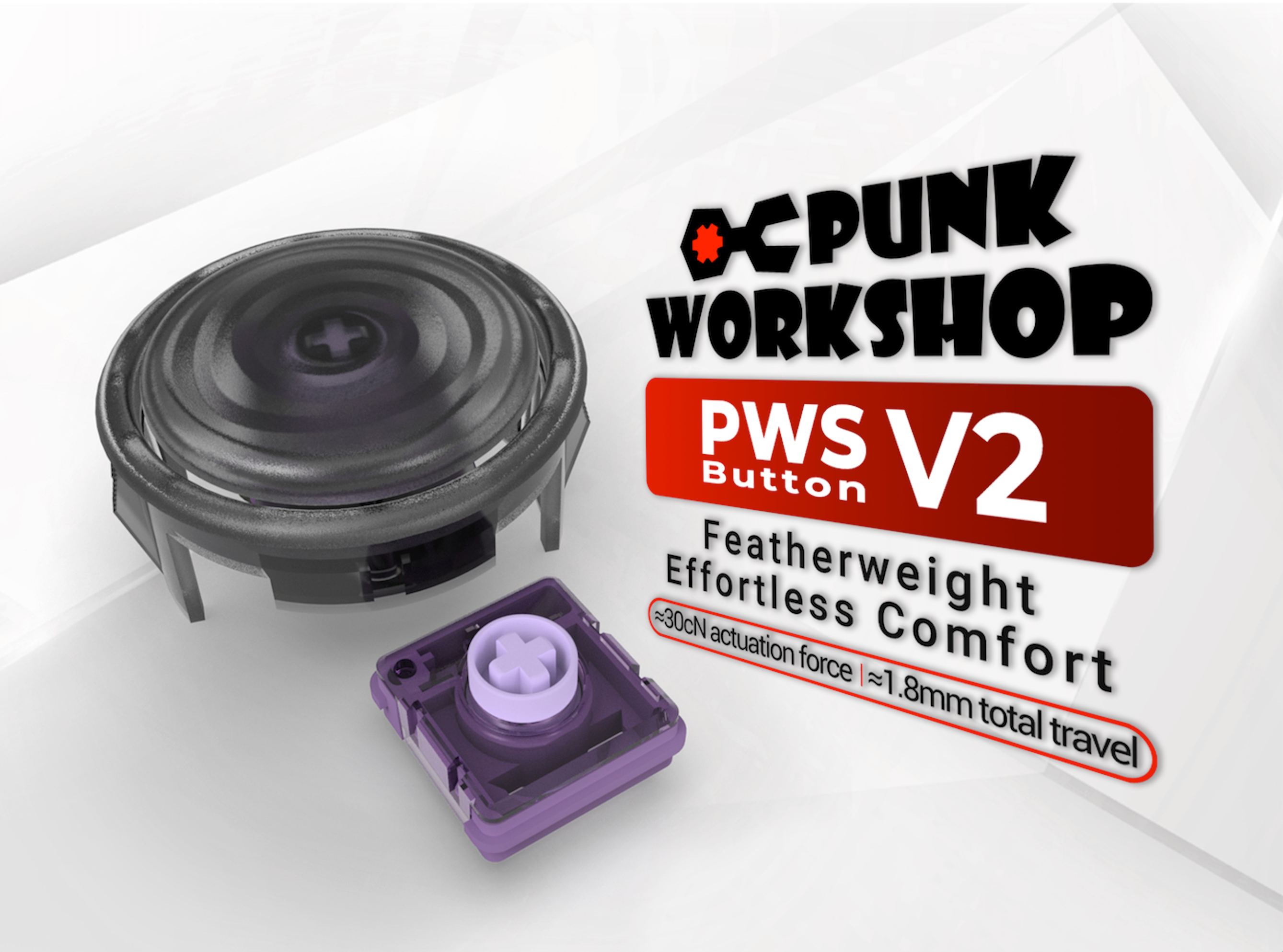 PWS V2 ゲーミングボタン – PUNK WORKSHOP JAPAN