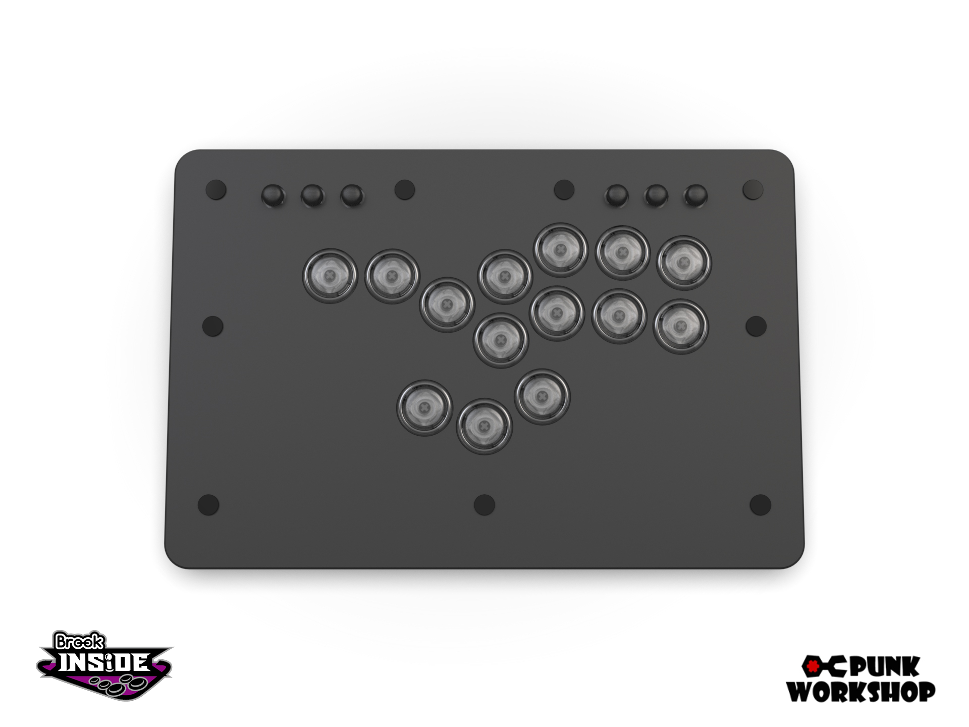 MINI BOX レバーレスコントローラー(ボタンレイアウトB/D) – PUNK MINI BOX レバーレスコントローラー(ボタンレイアウトB/D) – PUNK