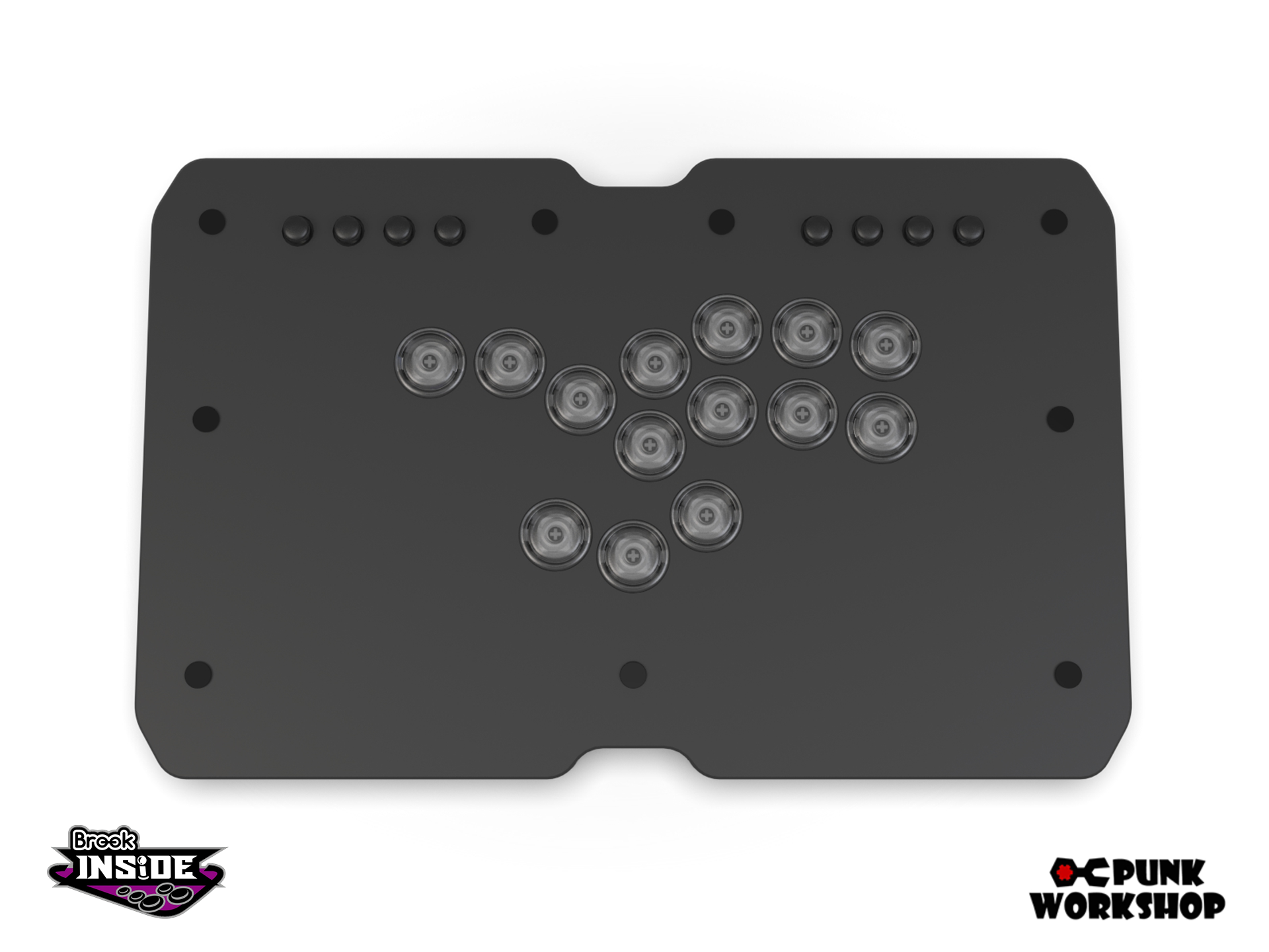 Punk workshop ULTRA BOX レバーレス　タイプD 受注生産】ULTRA BOX レバーレスコントローラー (ブラック/ホワイト