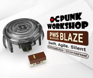 PWS Blaze Silent ゲーミングボタン