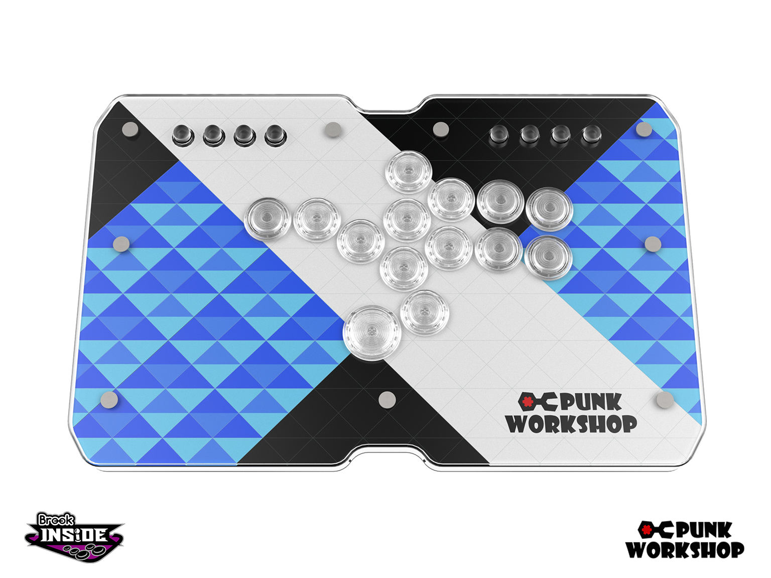 PunkWorkshop レバーレス minibox Brook(PS5対応) Brook PS5対応】MINI BOX レバーレスコントローラー (ボタン